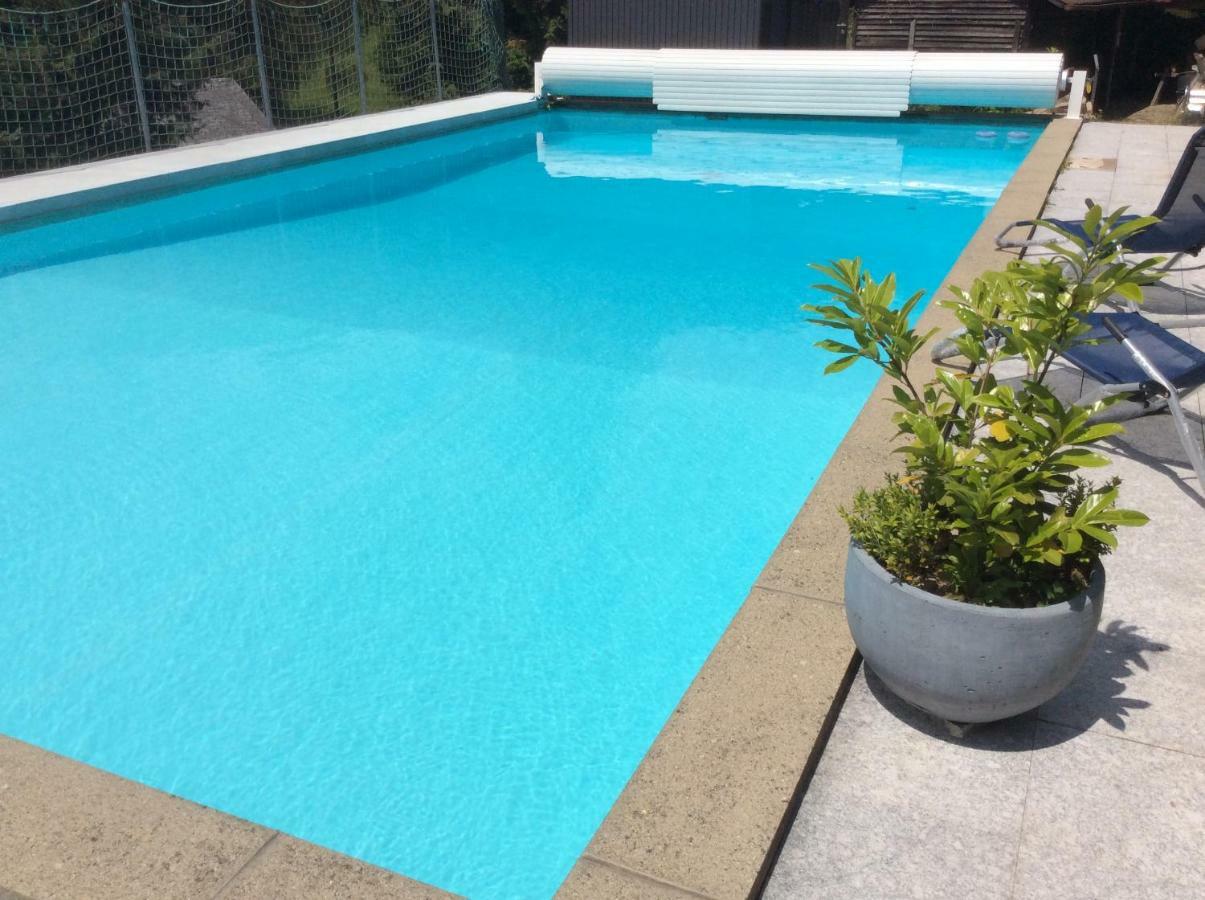 Traumhafte Ferienwohnung Mit Pool Steinen  Esterno foto